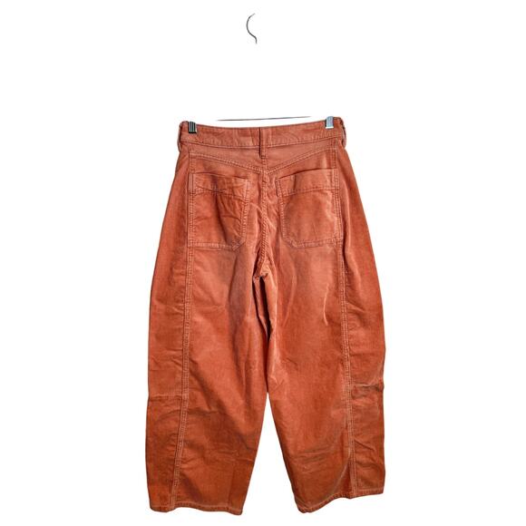 Anthropologie NWT Pilcro The Kenna Heritage Mid-Rise Corduroy Barrel Jean 25 - Picture 7 of 11